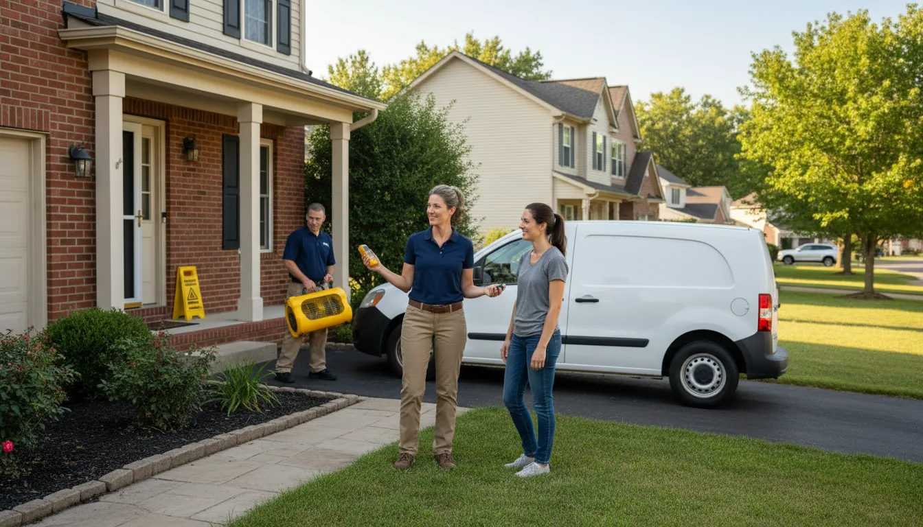 Residential water damage restoration in Southfield, MA